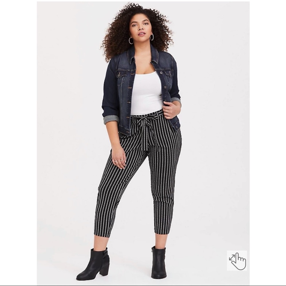 NEW size 1 Torrid TALL crop dressy pants